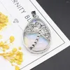 Pendant Necklaces Natural Stone Pendants Water Drop Dragonfly Ware Wrap Polished Amethysts Charms For Jewelry Making Diy Women Necklace