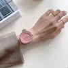 Relógios de pulso Minimalismo Luxo Relógios Femininos com Mostrador Quadrado Pulseira de Couro Senhora Relógio de Quartzo Para Casal Relógios de Pulso Montre Femme