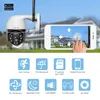 IP -камеры 1080p камера безопасности на открытом воздухе AI Auto Auto Tracking 2.4g Wi -Fi Home Supiillance Camera Duble Audio Full Color 150ft Ir Night Vision 230706