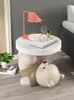 Unique and Stylish Vigorous Bear Statue Side Table - Perfect Addition to Your Living Room Decor - Nordic Animal Coffee Sofa Corner Bedside Cupboard (230705)