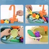 كلاي عجين نمذجة Kids Kids Kitchen Toys محاكاة غسالة الصحون التظاهر Play Mini Food Educational Summer Play Girls 230705