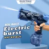 Gun Toys Cool Electric Glock Water Gun Toy Weal Maker Watergun Childrens Charging Energy Automatic Spray Airsoft Pistol Gun 230705