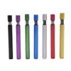 Pipes à fumer 100 Pcs / Lot Métal Cigarette Tabac Herb Pipe Aluminium One Hitter Pirogue Snuff Snorter Cigarettes Holder Accessoires D Dhwuo