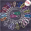 Porte-clés Longes Dhs Tressé En Cuir Pu Corde Porte-clés Porte-clés Fit Circle Sac De Voiture Pendentif Chaînes Titulaire Porte-clés Diy Mode Juif Dhjpy