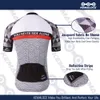 Cyclisme Chemises Tops KEMALOCE Maillot Cyclisme Professionnel Hommes Course Sur Route Réfléchissant Hommes Gris Chemise De Vélo Fermeture Éclair Cachée Maillot De Vélo Écologique 230705