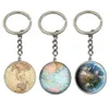 Earth Globe Art Pendant Keychains Gift World Travel Adventurer Key Ring Morld Map Globe Keychain Jewelry258z
