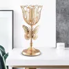 Candle Holders Eye-catching Holder Non-fading Hollow-out Wineglass Butterfly Container Pography Props European Style