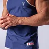 Мужские майки -топы мужская одежда в тренажерном зале Tops Fitness Homme Tanktop Альфалетный жилет Elastique Mansulation Coton Bung Top Top Muspulation Ropa 230705