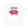 Men's T-Shirts Porkchop fugees oversized short sleeve t-shirt for men Clothing Japan Summer Motorcycle White tees for women tshirt 230705