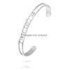 Manschett 6 mm rostfritt stål inspirerande armring jag älskar vem är ihålig brevöppna armband för kvinnor personliga smycken Drop Delivery Dhyab