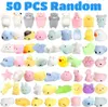 Decompression Toy 51020304050PCS Kawaii Squishies Mochi Anima Squishy Toys Antistress Ball Squeeze Party Favors Stress Relief Toys 230705