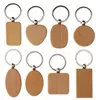 Novelty Items DIY Wooden Keychain Personalized Wood Pendant Key Chain Best Gift For Friends Graduation Custom Logo