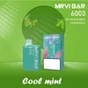 Originele Mrvi Bar 6000 Wegwerp Vape Pen E Sigaret Apparaat Met 650 mAh Batterij 13 ml Pod Voorgevulde Catridge oplaadbare EU Gratis