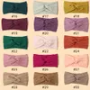 New Baby Nylon Fascia Soft Bowknot Turbante Fascia a costine per bambini Ragazze Croce Knot Fascia per bambini Accessori per capelli in nylon