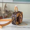 Designer Valisette Soup BB Sacs de chaîne de luxe Sacs de chaîne de luxe 1: 1 de qualité authentique Sacs à bandoulière en cuir 21cm avec boîte ML213