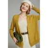 Women's Knits High End Pure Cashmere Knitted Cardigan For Women Autumn Soft Sexy Sweaters Coat Streetwear Loose Shawl Lady Knitwears