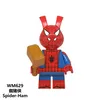 Wholesale superhero series theme parallel universe cartoon three-dimensional building blocks human educational toys collection