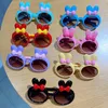 Zonnebril Ovale Oren Voor Kinderen Leuke Haarelastiekjes Meisje Bril Multi Kleur Roze Koreaanse Shades Eyewear Mode Baby Party gafas