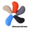 Upgrade Car Non-Slip Silicone Gear Shift Knob Cover Universal Manual Gear Shift Protective Cover Sleeve Auto Accessories