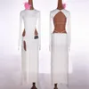 ステージ着用セクシーなラテンダンスドレス女性ファッションスタイル白サルサタンゴドレス女性ルンバフラメンコ競技衣装1270C