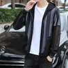 Erkek Ceket Browon Marka Yaz Ceket Erkekler İçin 2023 Moda Çizgili Kapşonlu Güneş Koruyucu Ceket İnce Nefes Alabilir Uzun Kollu