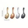 Dinnerware Sets 1pcs Stainless Steel Spoons Set For Party Service Of 1 Durable Cutlery Modern Kitchen Utensils Supplies