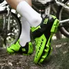 Obuwie rowerowe Profesjonalne wyścigi szosowe Obuwie rowerowe Męskie Outdoor Antypoślizgowe trampki rowerowe MTB Oddychające samoblokujące buty sportowe HKD230706