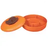 Bowls Dried Persimmon Fruit Plate Candy Nut Serving Container Tray Lid Platter Dish Dry Storage Pp Parties Plastic