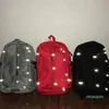 2023-Men Mochilas de hip hop femininas letras de alta qualidade Duffle mochila escolar de grande capacidade mochila de viagem ao ar livre 2 cores