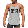 Canotte da uomo Moda Allenamento Camicia sportiva Fitness Top Uomo Canotta da palestra Abbigliamento Mens Bodybuilding Marca Gilet Muscle Canotte senza maniche 230705