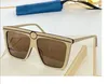 2023 hochwertige Damen- und Herren-Sonnenbrille, beige, braun, breite Planke, Vollrahmen, gelbe Katzenbrille, erhältlich mit Box