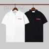 T-shirts voor heren Ontwerper Mode Heren POLO-shirt met drie knopen Business Casual Revers budge T-shirt Ademend en vochtabsorberend Borstzak JV2N