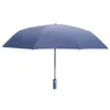 Parapluies Redleaf LED lampe de poche entièrement automatique pliant parapluie d'affaires renforcé nervures de parapluie isolation thermique Antisunburn