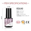 Nail Gel ROSALIND Nail Polish Red Yellow Series Gel Varnishes All For Manicure Nails Art Base Top Coat UV Semi Permanent Nail Gellak 230706