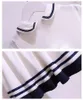 Abiti da ragazza 2023 Summer retro Girls Long Dress Cotton Sailor Collar Adolescente a righe JK Preepy Baby Clothes Toddler 7 10 12 anni 230705