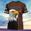 Męskie t-shirty Vintage T-shirt ze zwierzętami dla mężczyzn nadruk tygrysa/skorpiona topy Tees 3D koszula na co dzień ponadgabarytowych mężczyzn odzież Ropa Para Hombre