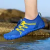 Hiking Footwear Blue Non-slip Water Shoe Woman Men 5 Finger Shoes Upstream Quick Dry Aqua Breathable Hiking Wading Sneakers Beach Surfing Riding HKD230706