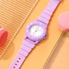 Orologi da polso SKMEI Fashion Colorful Macaron Color Watch Teen Student Anello esterno girevole Cronografo Trend Stile sportivo Quarzo 2151