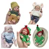 Poupées Lovely 6 Inch Palm born Babies Full Body Silicone Boys Reborn Bebe Corpo De Inteiro 230705