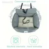 Travel Dog Seats for Small Medium Dogs FrontBack Seat IndoorCar Use Pet Car Carrier Bed Cover Removable HKD230706