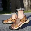 Zomer 2890 flats sandalen schoenen buiten mannen strand lichtgewicht modetrends casual man waden niet-slip comfort