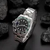 20 Style Top Mens Watch GMT 126710 126711 116719 40 mm luminescencyjna ramka ceramiczna 2813 Ruch Automatyczny szafir