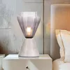 Lampes de table Post-moderne Designer Lumière Base En Marbre Abat-Jour En Verre Pour Salon Chambre Étude Lecture Led Décor Lampe De Bureau