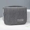 Cosmetic Bags High Quality Travel Makeup Women Waterproof Bag Toiletries Hanging Dry And Wet Separation Storage