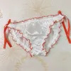 Kvinnors trosor kvinnor spetsar sexig underkläder kvinnliga casual underbyxor satin flicka trosor damer kwaii underkläder intimat258a
