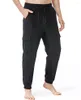 Pantalones de hombre Casual algodón Harem Joggers Yoga Vintage pantalones holgados elástico Sarouel cordón Homme Hippy Hose HK02