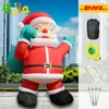 Hot Koop 13/20/26ft Giant Opblaasbare Kerstman Kerst Outdoor Decoratie Voor Yard Party Xmas Decoraties Met luchtblazer