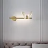 Vägglampa Modern Butterfly LED-lampor Inomhusbelysning Lampetter Ljusarmatur För sovrum Sängbord Balkong Vardagsrum Heminredning