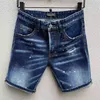 DSQ PHANTOM TURTLE Jeans Men Jean Mens Luxury Designer Skinny Ripped Cool Guy Przyczynowe Dziura Denim Moda Marka Fit Jeans Man Washed3113