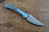 Dwa słoneczne nożem 14c28N Stonewash Blade TC4 Titanium Color G10 Uchwyt Prezent Zebranie jakości Noża TS283